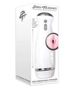 Zero Tolerance The Thrusting Stroker Rechargeable - White
