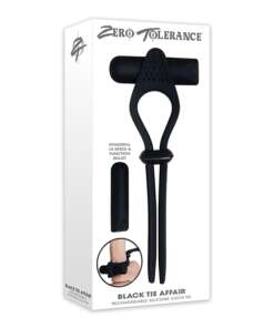Zero Tolerance Black Tie Affair Cock Ring - Black