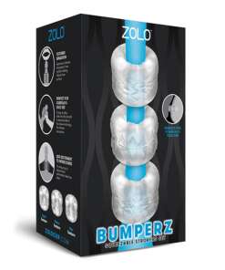 ZOLO Bumperz Squeezable Stroker Set - Clear