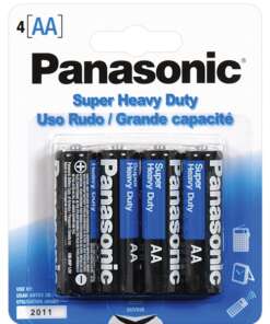 Panasonic Super Heavy Duty Battery AA - Pack of 4