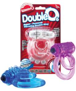 Screaming O DoubleO 6 Vibrating Double Cock Ring - Asst. Colors