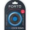 Forto F-33 21mm Liquid Silicone Cock Ring - Black