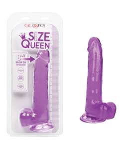Size Queen 8" Dildo - Purple