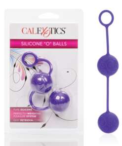 Posh Silicone "O" Balls - Purple