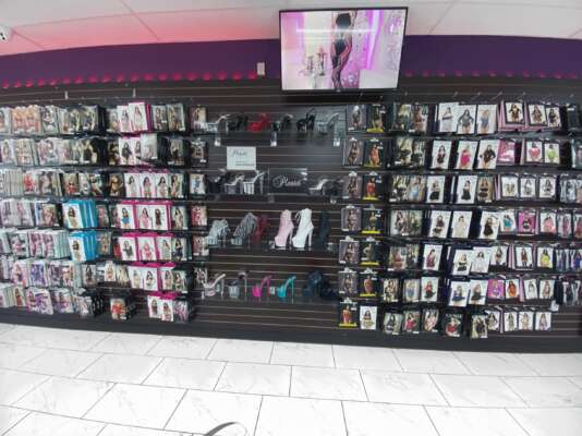 Lingerie & Shoe Wall in Denton, TX